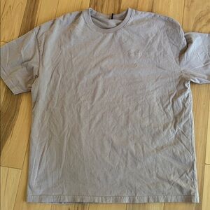 Comfort Crew Neck T‑Shirt in Taupe